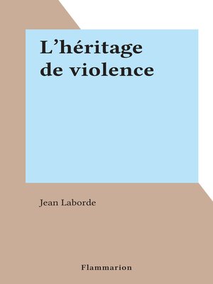 cover image of L'héritage de violence